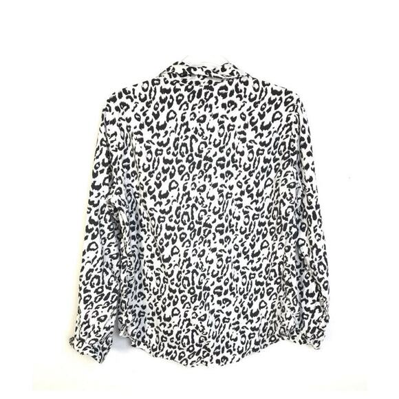 Victoria’s Secret Pajama Top Women’s Medium Animal Print Pink Sleepwear Sexy - Picture 8 of 8